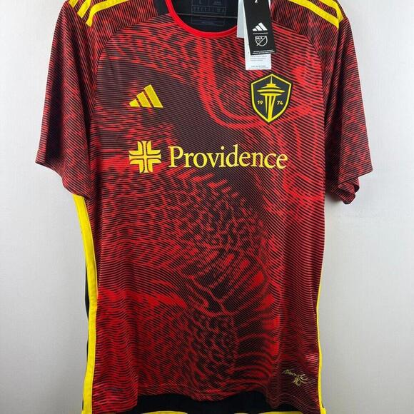 New Seattle Sounders Jersey L 23/24 Adidas Away Authentic Bruce Lee Soccer MLS - Picture 1 of 8